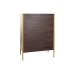 Anrichte DKD Home Decor Holz Metall Schwarz 80 x 40 x 120 cm
