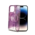 Pārvietojams Pārsegs Celly iPhone 15 Pro Violets Caurspīdīgs