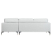 Chaise lonngue sofa DKD Home Decor Lysegrå Metal 250 x 160 x 85 cm