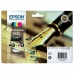 Cartucho de Tinta Compatible Epson T16XL Negro Cyan Magenta Amarillo Cian
