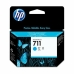 Originální inkoustové náplně HP T711 Azurová