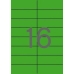 Etiketter till Skrivare Apli    Grön 105 x 37 mm