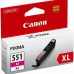 Съвместим касета с мастило Canon CLI-551M XL MfrPartNumber3 Пурпурен цвят