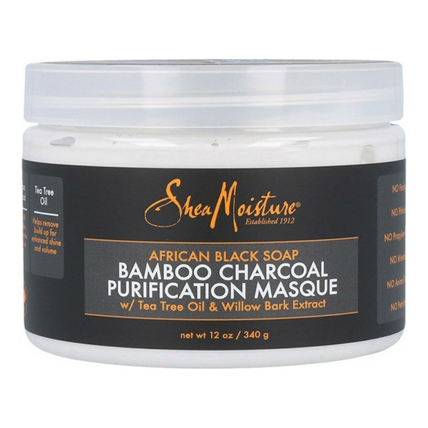 shea moisture african black soap bamboo charcoal masque