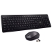 Keyboard and Wireless Mouse Ewent EW3256 2.4 GHz Black Spanish Qwerty QWERTY