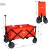 Multifunkční plážový vozík Aktive 90 x 91 x 47 cm Červený Ocel