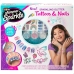 Set dei Manicure Colorbaby Shimmer 'n Sparkle Tattoos & Nails Per bambini