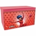 Krabice Fun House Miraculous Červený 55,5 x 34,5 x 34 cm