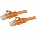 UTP категория 6 твърд мрежови кабел Startech N6PATC1MOR 1 m Оранжев