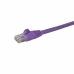 UTP 6 Kategóriás Merev Hálózati Kábel Startech N6PATC50CMPL Halványlila Lila 50 cm