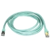 UTP категория 6 твърд мрежови кабел Startech 6ASPAT2MAQ 2 m Син цвят тюркоаз