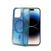 Custodia per Cellulare Celly iPhone 15 Pro Azzurro Trasparente