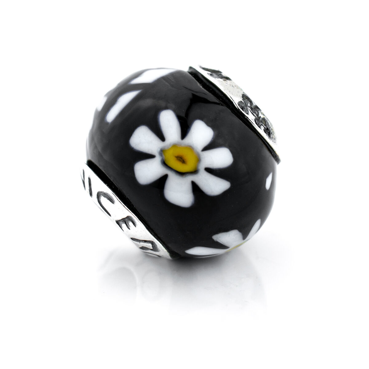 Perlen Viceroy Schwarz 1 cm
