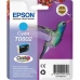 Оригиална касета за мастило Epson Cartucho T0802 cian Синьо-зелен