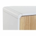 Aparador DKD Home Decor   Natural Madera de caucho Blanco Granate 120 x 30 x 75 cm