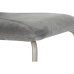 Cadeira de Sala de Jantar DKD Home Decor Cinzento Metal Poliéster (44 x 46 x 90 cm)