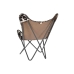 Кресло DKD Home Decor Кремовый Темно-коричневый Железо 70 x 70 x 90 cm