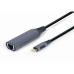 Adapter USB-C naar Ethernet GEMBIRD A-USB3C-LAN-01