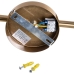Plafondlamp Activejet AJE-SPECTRA 2P Goud Gouden Metaal 40 W