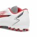 Childrens Football Boots Puma Ultra Play MG White Red