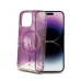 Mobile cover Celly iPhone 15 Pro Max Purple Transparent