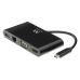 Stacja Dokowania Ewent EW9827 USB C HDMI VGA RJ45 4K 5 Gbps