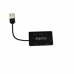 USB-keskitin approx! AAOAUS0122 SD/Micro SD Windows 7 / 8 / 10 USB 2.0
