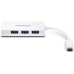 USB elosztó Trendnet TUC-H4E Fehér