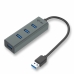 USB elosztó i-Tec U3HUBMETAL403       