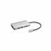 USB Hub Kensington K33820WW Sort Sølvfarvet