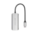 USB rozbočovač Hyper HD41-GL Sivá Čierna/Sivá