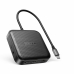 USB-разветвитель Hyper HD583-GL Чёрный 100 W