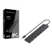 USB rozbočovač Conceptronic HUBBIES09BP Čierna 7 v 1