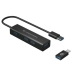 USB Hub Conceptronic Μαύρο