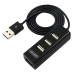 3-Port USB Hub Unitek Y-2140 Sort