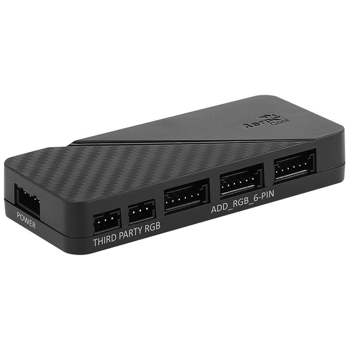 USB Hub Aerocool H66F Sort