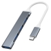 USB elosztó Vakoss TC-4125X Ezüst színű