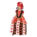 Kostyme barn DISFRAZ REINA CORAZONES 3-4 56870 Flerfarget Hjertedronning Fantasi 3-4 år (1 Deler)