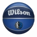 Basketbalový míč Wilson Nba Team Tribute Dallas Mavericks Modrý Přírodní guma Jednotná velikost 7