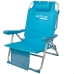 Αναδιπλούμενη Καρέκλα με Προσκέφαλο Aktive 49 x 80 x 58 cm Μπλε (x2)