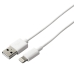 Kabel USB till Lightning KSIX Apple-compatible Vit
