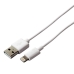 USB uz Lightning Kabelis KSIX Apple-compatible Balts