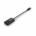 USB C–VGA Adapter Port Designs 900125 Fekete
