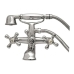 Dušo stovas Rousseau Beverley Maišytuvas su dviem rankenėlėmis Metalinis Žalvaris 15 cm