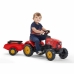 Pedálos traktor Falk Supercharger 2030AB Piros