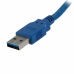 Kabel USB Startech USB3SEXT1M           USB A Modra