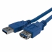 USB kabel Startech USB3SEXT1M           USB A Modrý