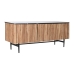 TV furniture DKD Home Decor Brown Black Natural Marble Acacia 145 x 45 x 60 cm