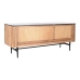 TV-møbler DKD Home Decor Brun Svart Naturell Marmor Akasia 145 x 45 x 60 cm