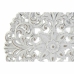 Decorazione da Parete DKD Home Decor Bianco Mandala Indiano Finitura invecchiata 30 x 2 x 30 cm (2 Unità)